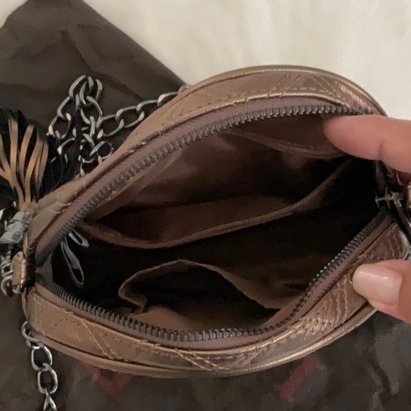 DANIER Leather Bag  crossbody quilted - Picture 8 of 12